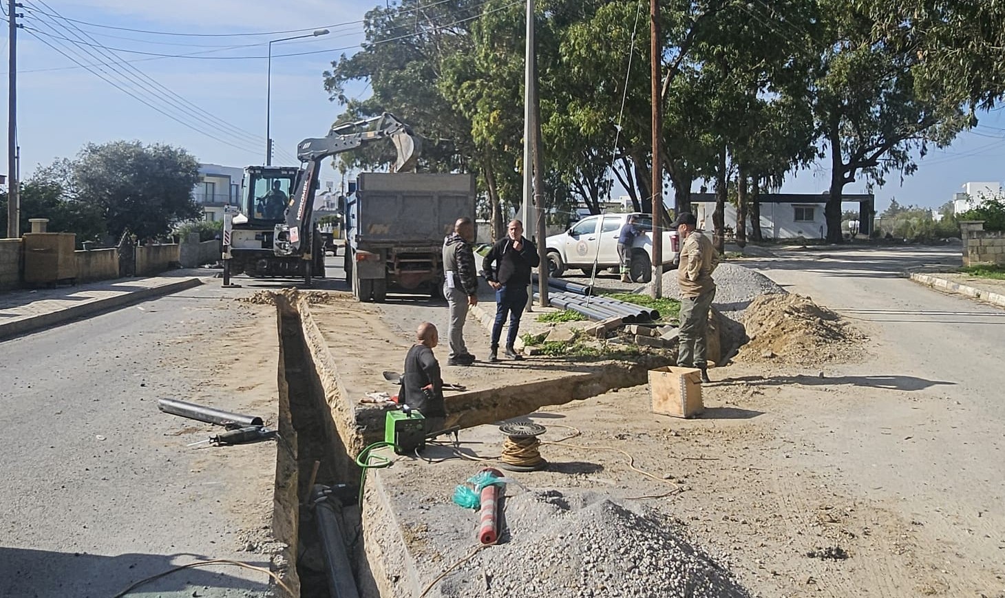 Mutluyaka köyünün tüm su altyapısının yenilenmesi için çalışma yapılıyor