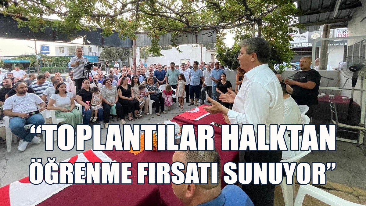 Savaşan: İstişare Toplantıları Kendimizi Anlatma Fırsatı Sunuyor