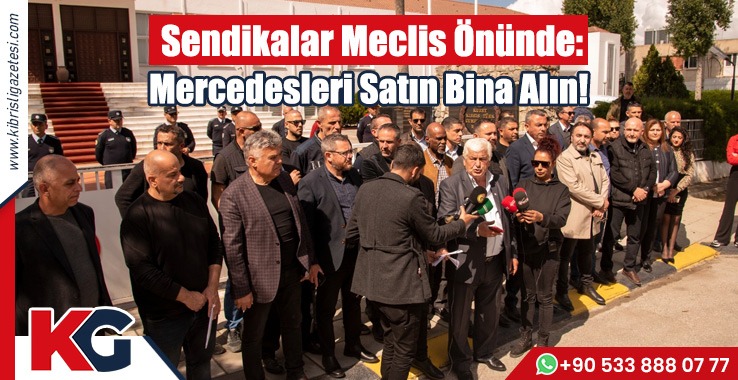 14 Sendikadan Meclis Önünde Protesto