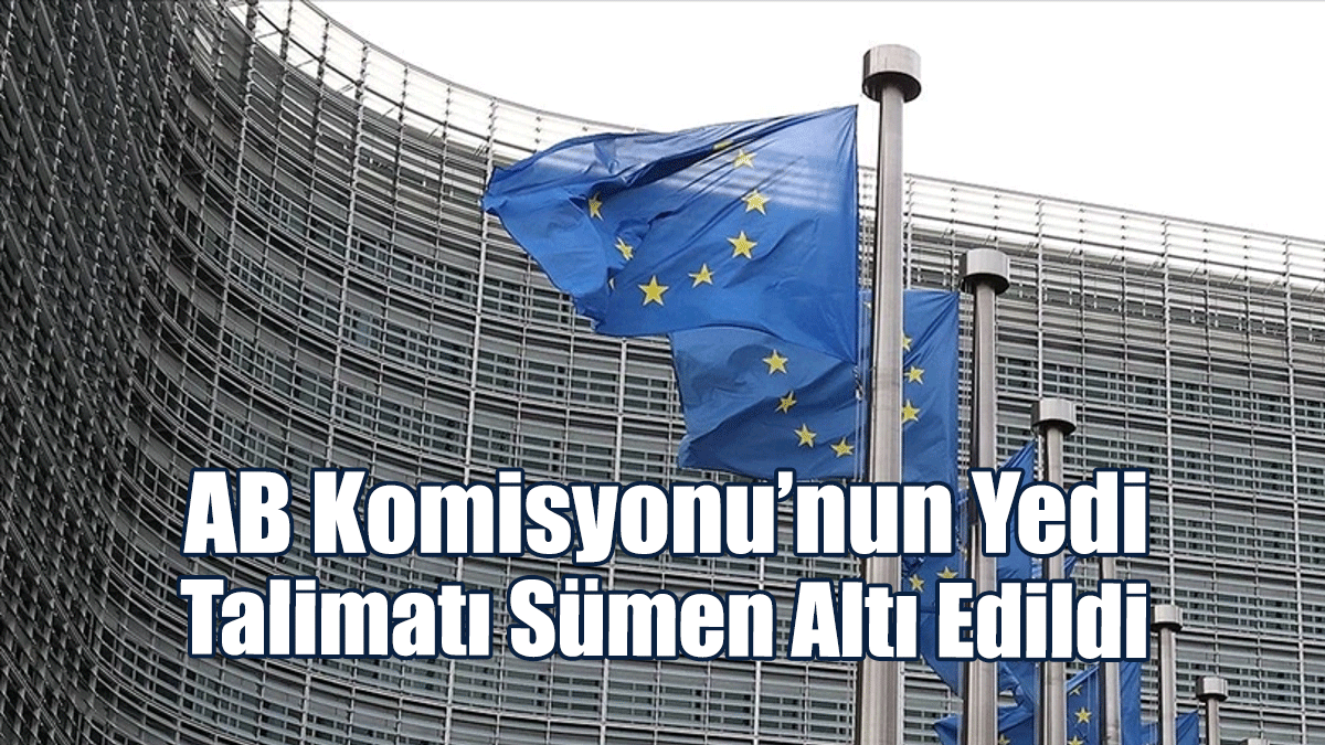 AB Komisyonu’nun 7 Talimatı Sümen Altı Edildi