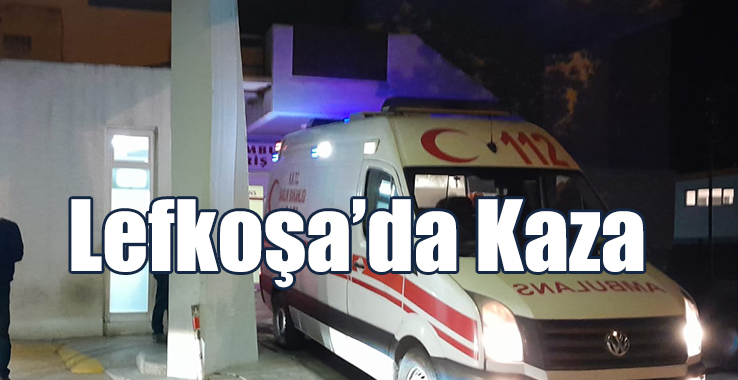 Lefkoşa’da Kaza: 1 Yaralı, 1 Tutuklu