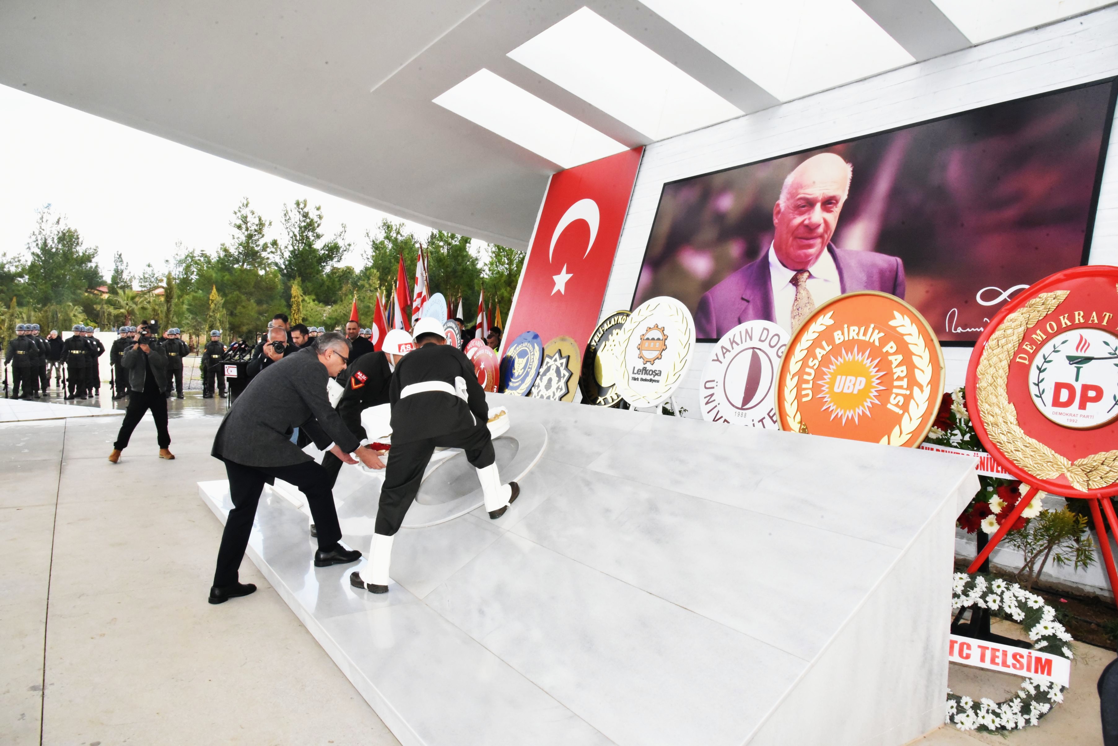 Kurucu Cumhurbaşkanı Denktaş, vefatının 14’üncü yıl dönümünde törenle anıldı