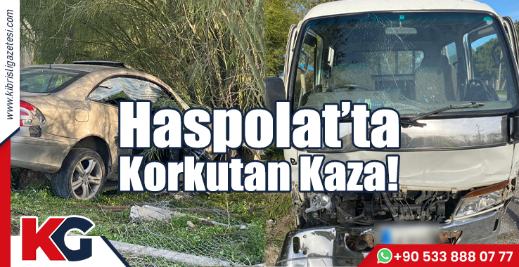 Haspolat'ta Korkutan Kaza!