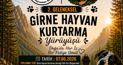 Girne Hayvan Kurtarma Yürüyüşü pazar günü düzenlenecek