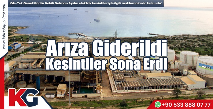 Arıza Giderildi Kesintiler Sona Erdi