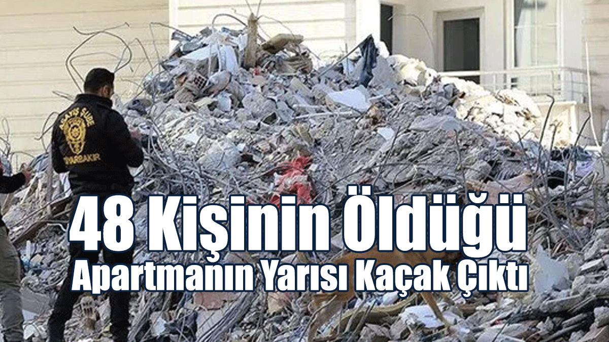 Depremde 48 Kişinin Öldüğü Apartmanın Yarısı Kaçak Çıktı