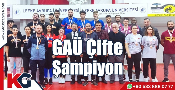 GAÜ Çifte Şampiyon