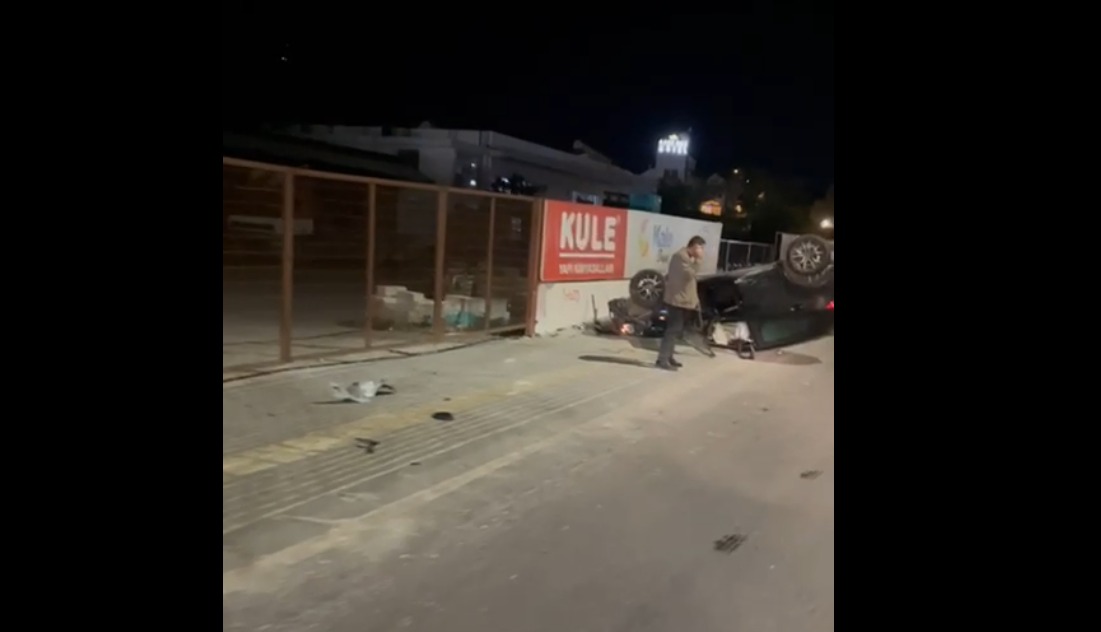 Üç ayrı trafik kazasında beş kişi yaralandı