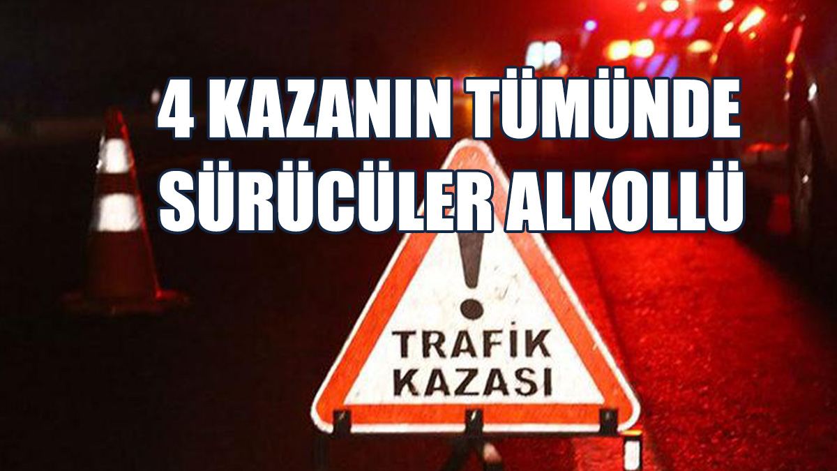 Üç Sürücü Tutuklandı...