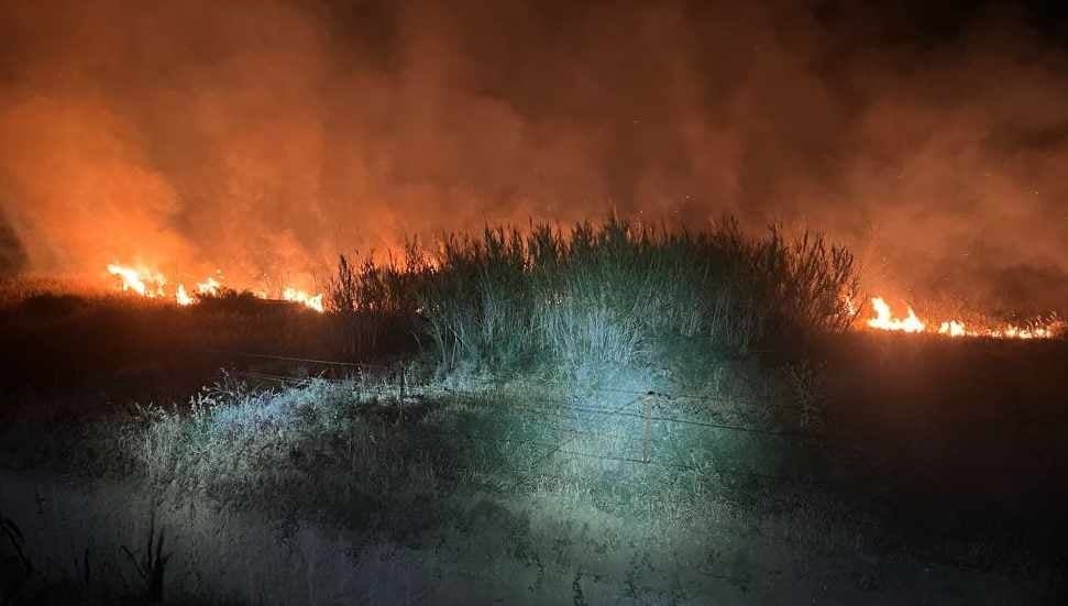 Yangın söndürüldü...
