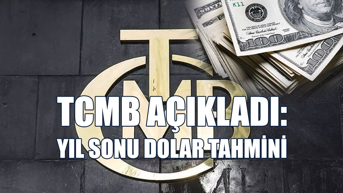 TCMB Yıl Sonu Dolar Tahminini Açıkladı