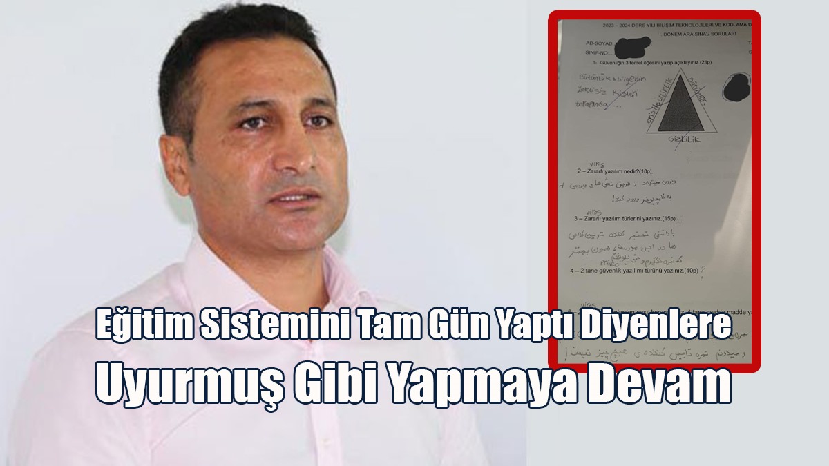 “Cinlerle, Perilerle Tanışan Ortaokuldaki Çocuk, Türkçe Yazamıyor Ama Arapçası İyi"