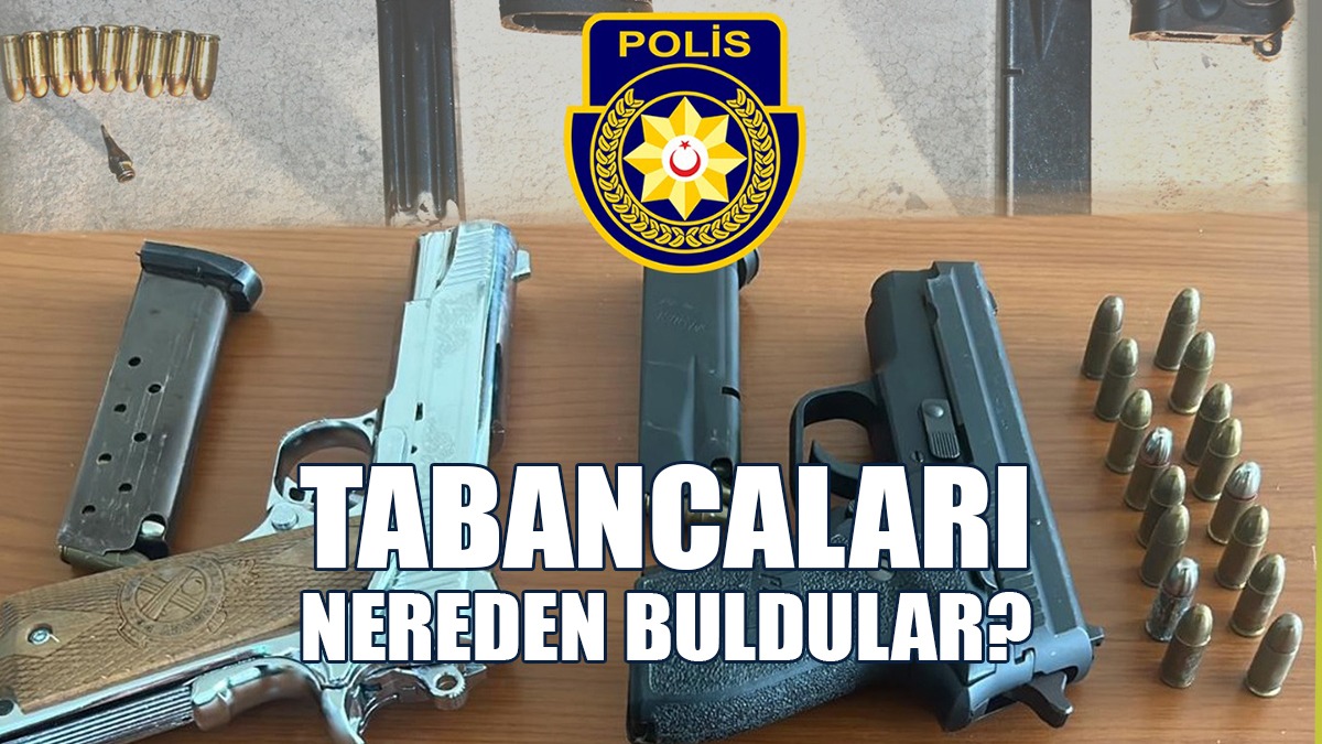 Metehan ve Girne’de Operasyon: 4 Adet Tabanca Bulundu