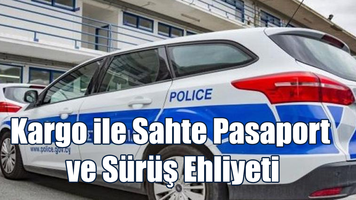 Kargo ile Sahte Pasaport ve Sürüş Ehliyeti