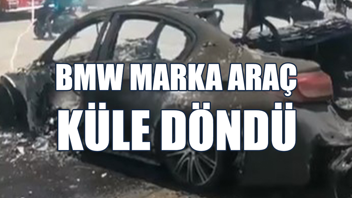 Girne-Alsancak Yolunda Araç Yangını