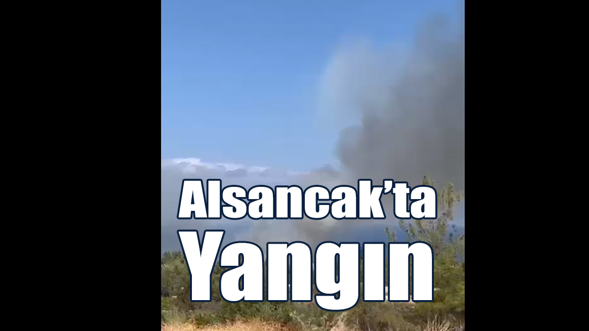 Alsancak’ta Yangın
