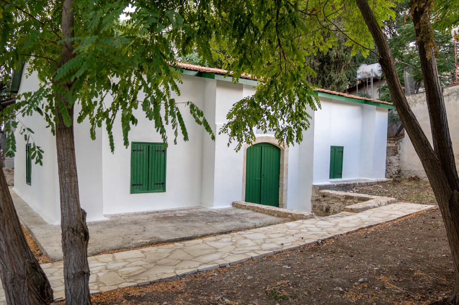 Güney Kıbrıs’taki Gilan Köyü Camii’nde koruma çalışmaları tamamlandı
