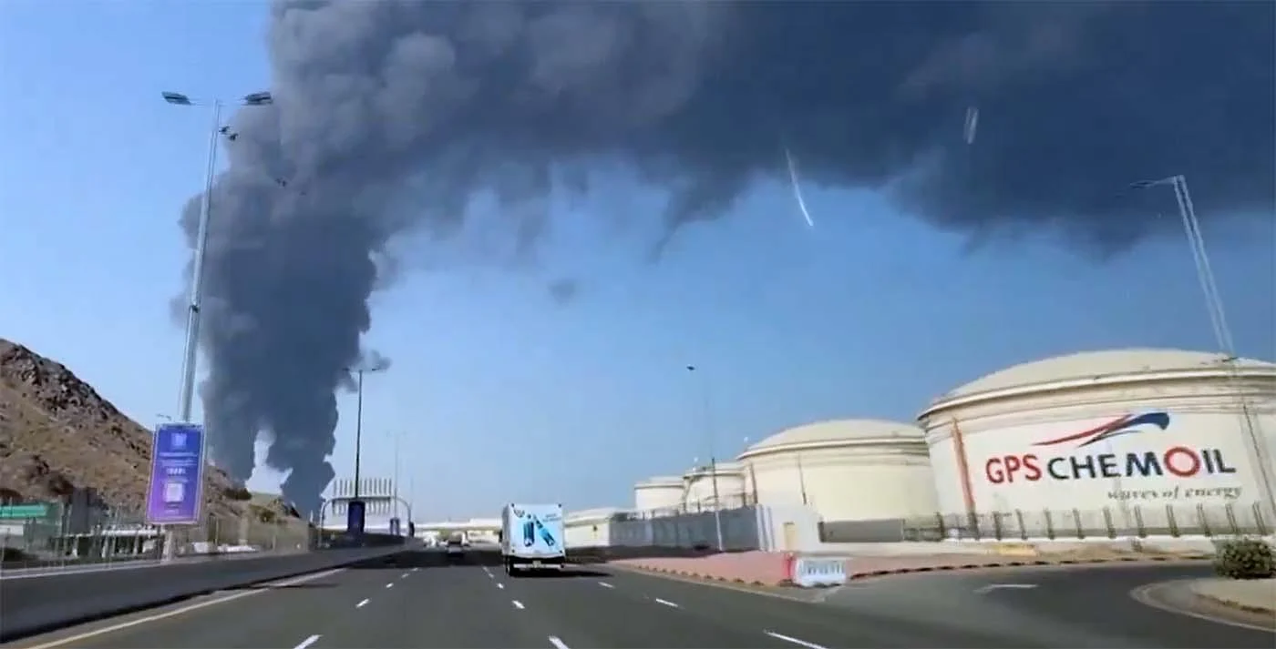 Petrol sanayi tesisi İHA ile vuruldu