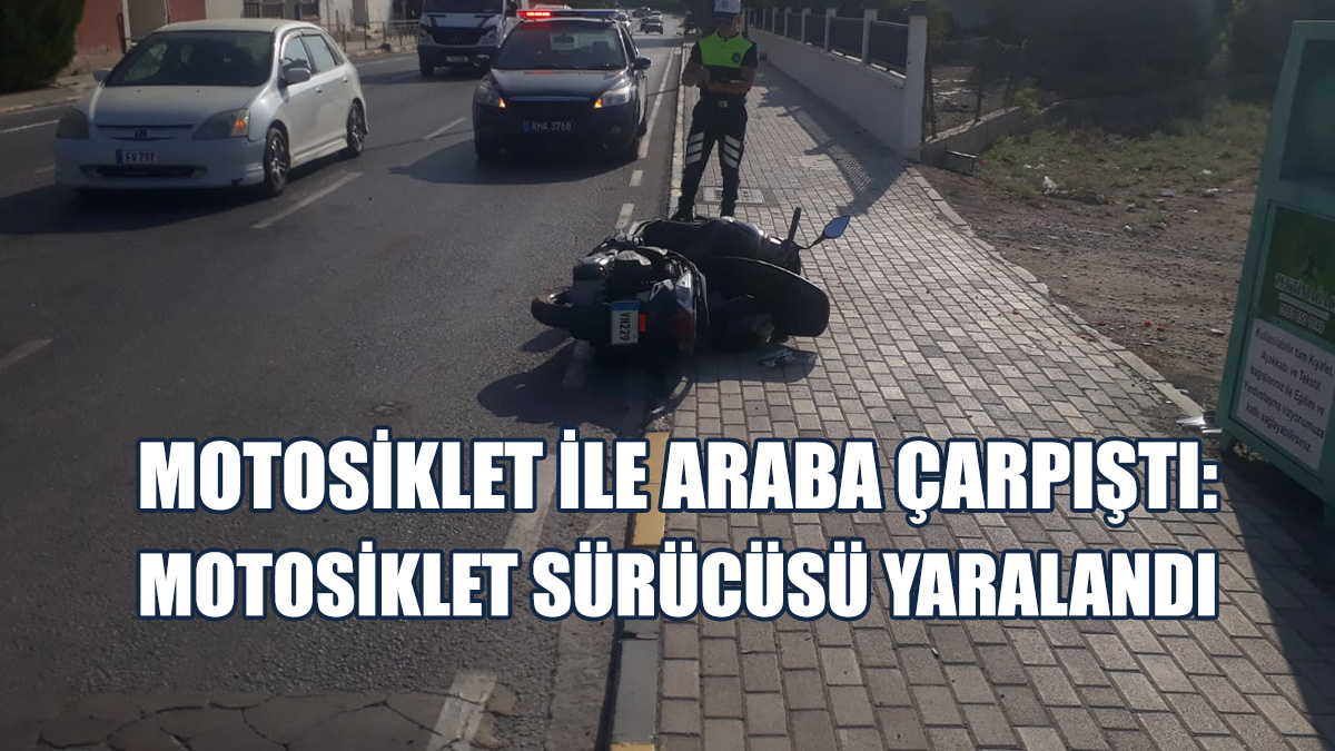 Lefkoşa'da Kaza: 1 Yaralı