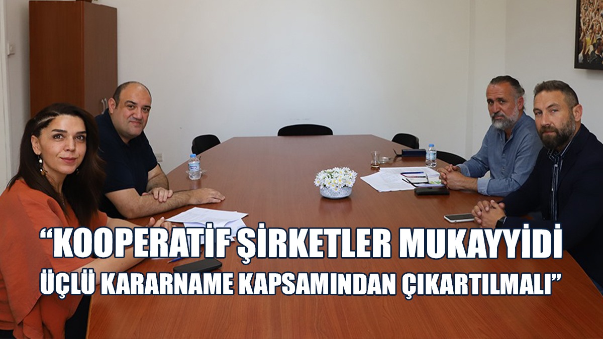 “Kooperatifler Ve Mukayyitlik Teşkilat Yasası” Çalışma Toplantısı Gerçekleştirildi