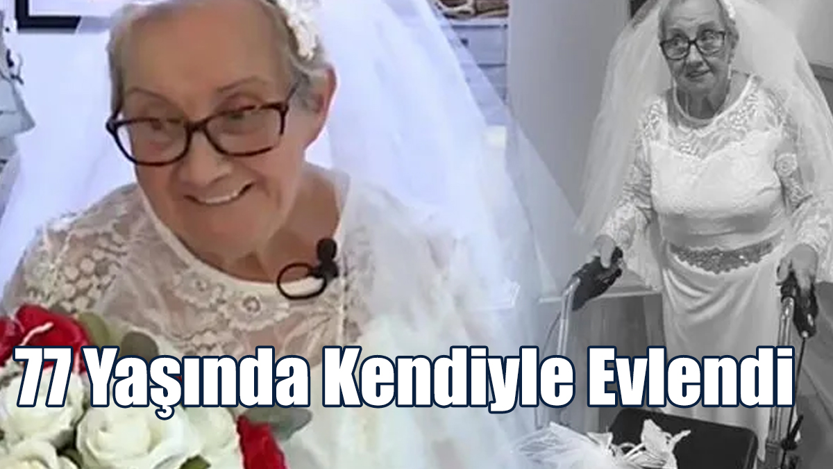 Erkeklere Tövbe Etti, 77 Yaşında Kendi İle Evlendi