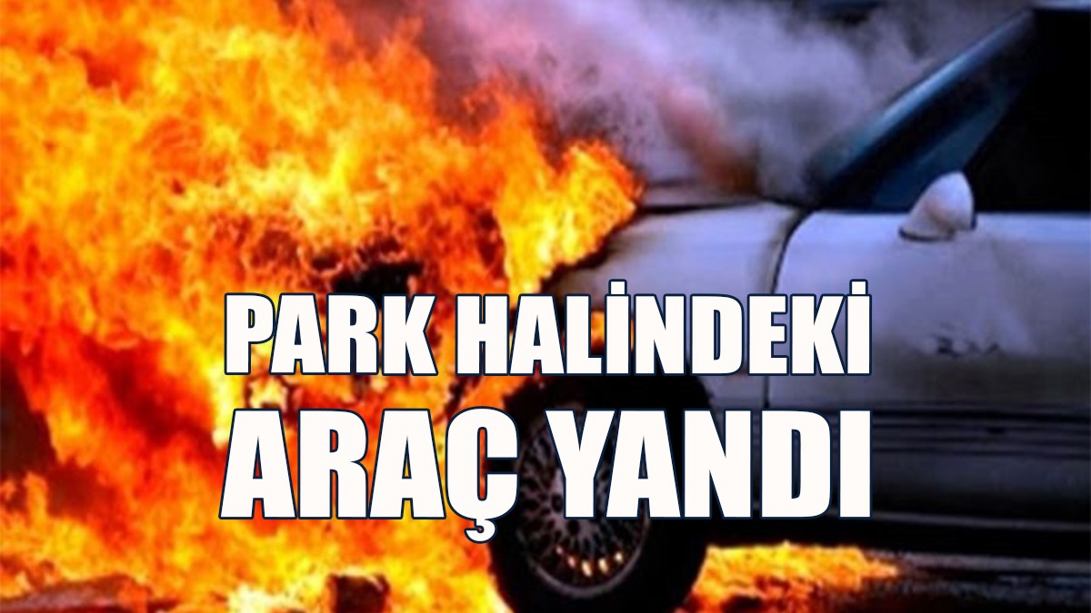 Bafra'da Araç Yangını