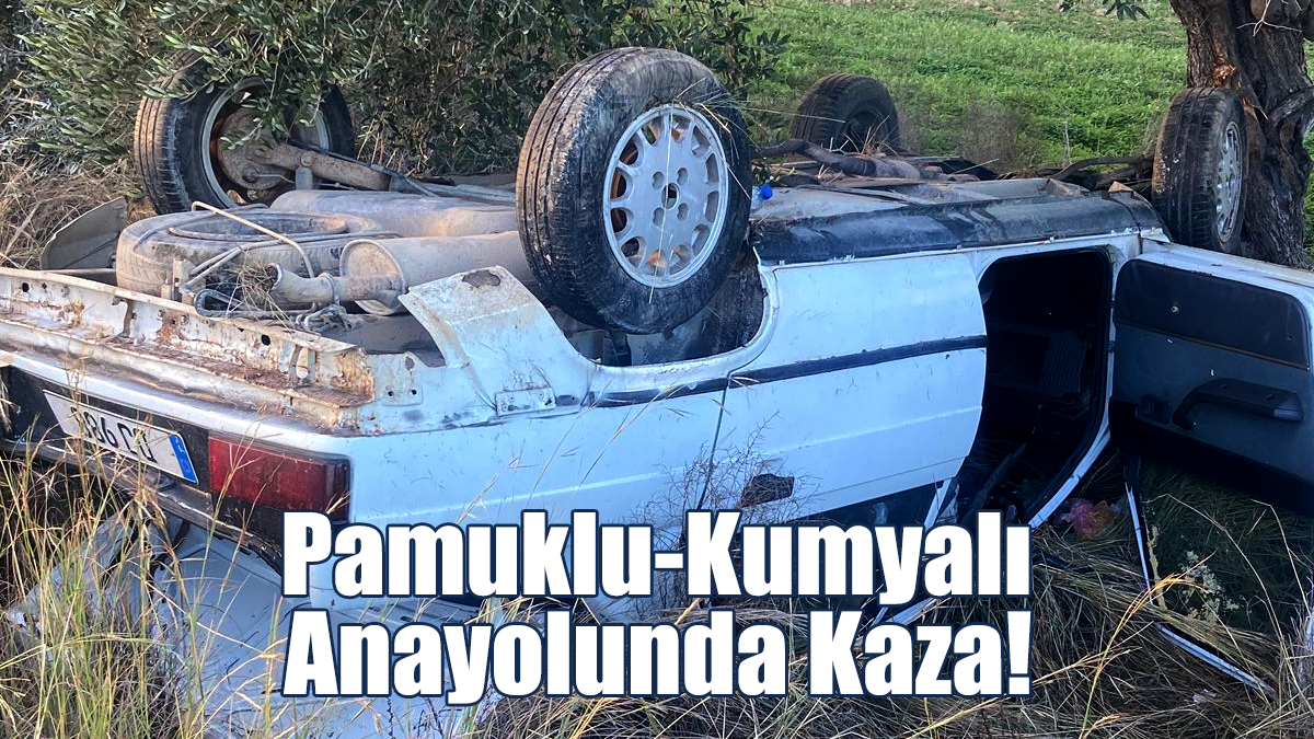 Pamuklu-Kumyalı Anayolunda Kaza!