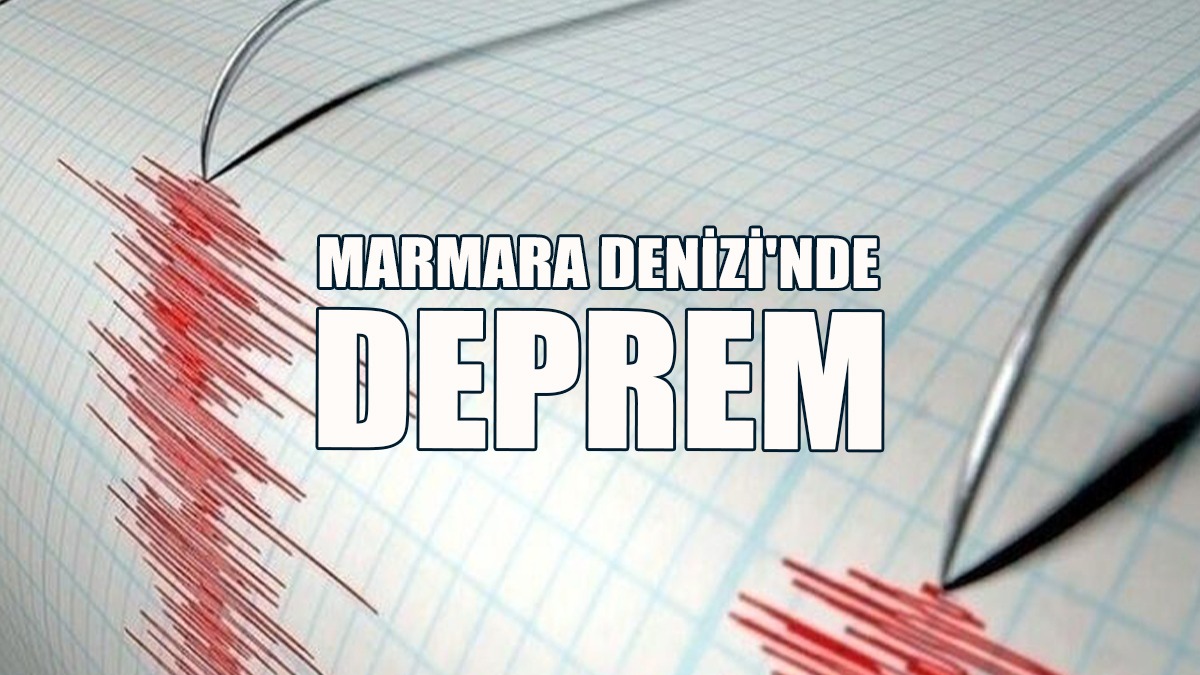 Marmara Denizi'nde 3,5 Büyüklüğünde Deprem