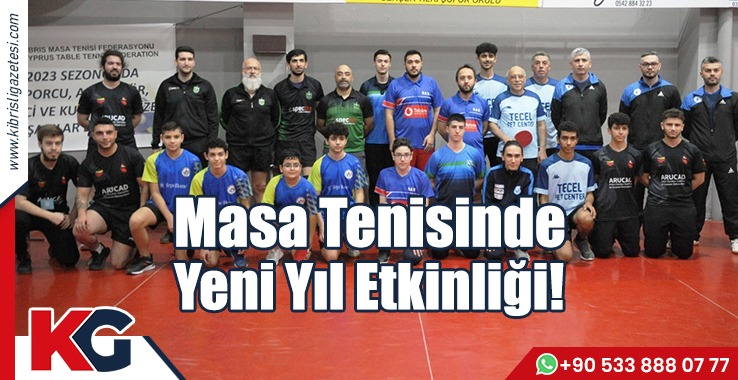 Masa Tenisinde  Yeni Yıl Etkinliği!