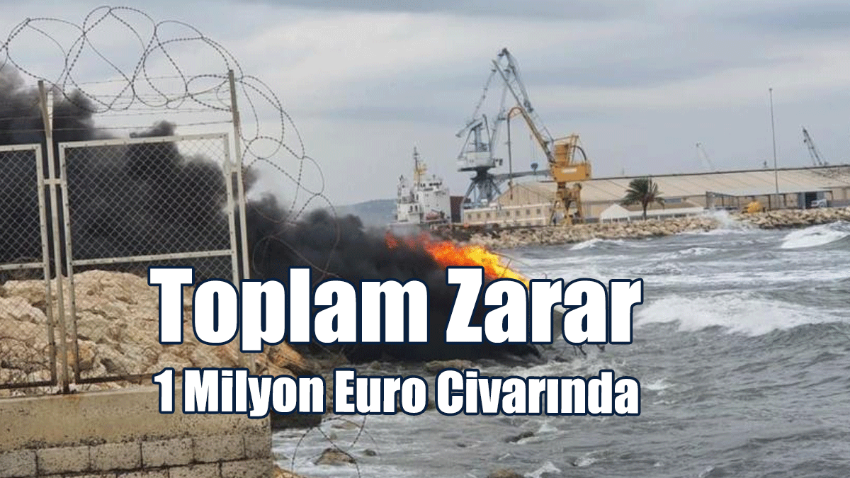 Larnaka Marinasında Bağlı 3 Motor-Yat Yandı