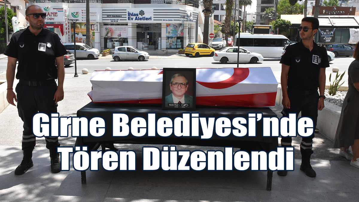 Aydın Aygın İçin Girne Belediyesi’nde Tören Düzenlendi