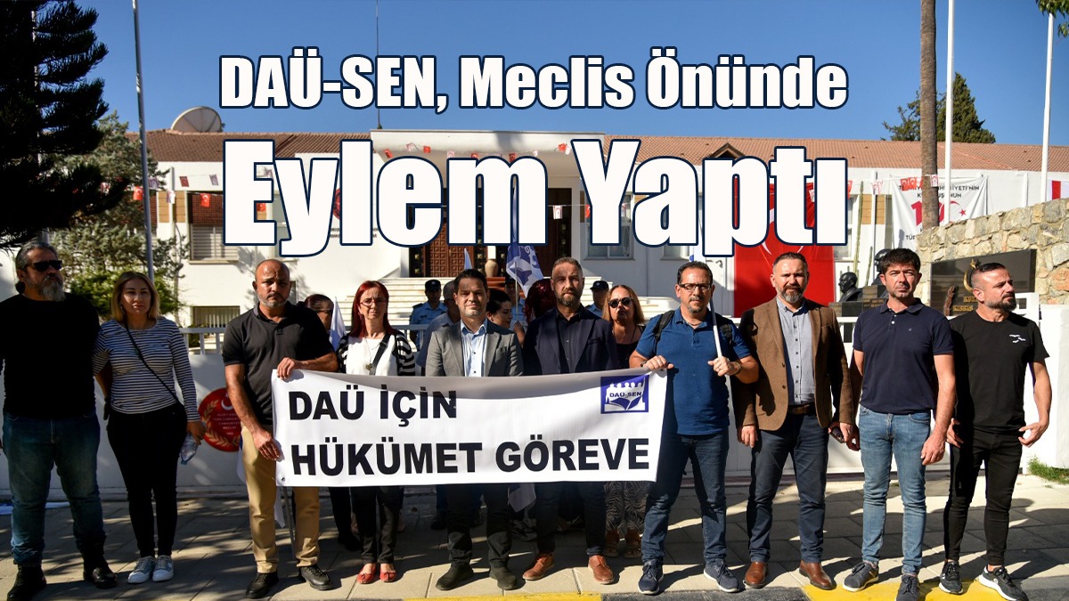 DAÜ-SEN, Meclis Önünde Eylem Yaptı