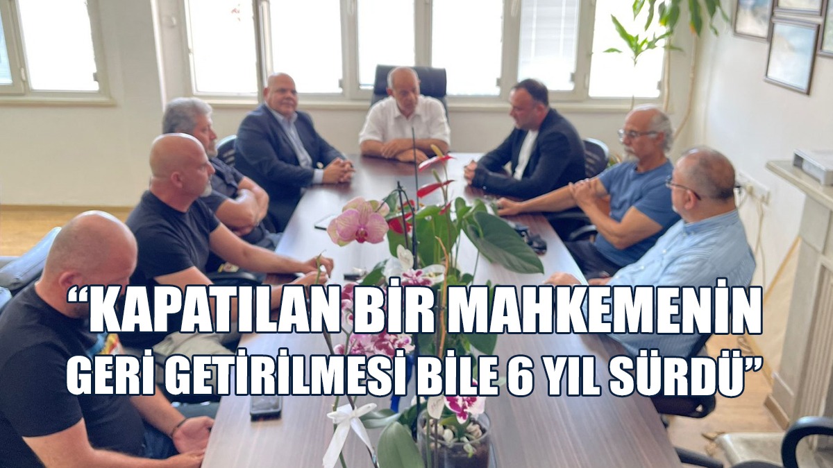 TDP Heyeti, Lefke Belediye Başkanı Aziz Kaya’yı Ziyaret Etti