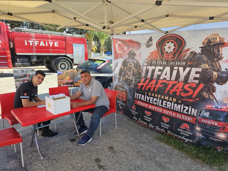 İtfaiye ve polis mensupları kan bağışı yaptı