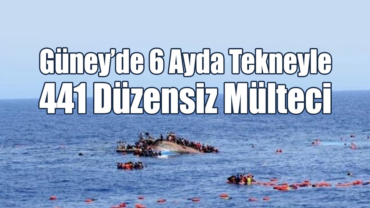 Güney’de 6 Ayda Tekneyle 441 Düzensiz Mülteci