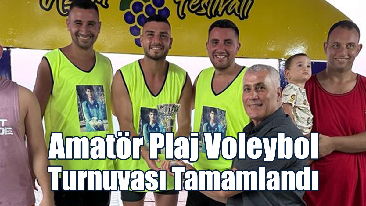 Amatör Plaj Voleybol Turnuvası Tamamlandı