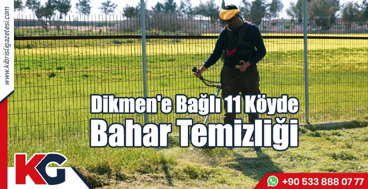 Dikmen'e Bağlı 11 Köyde Bahar Temizliği