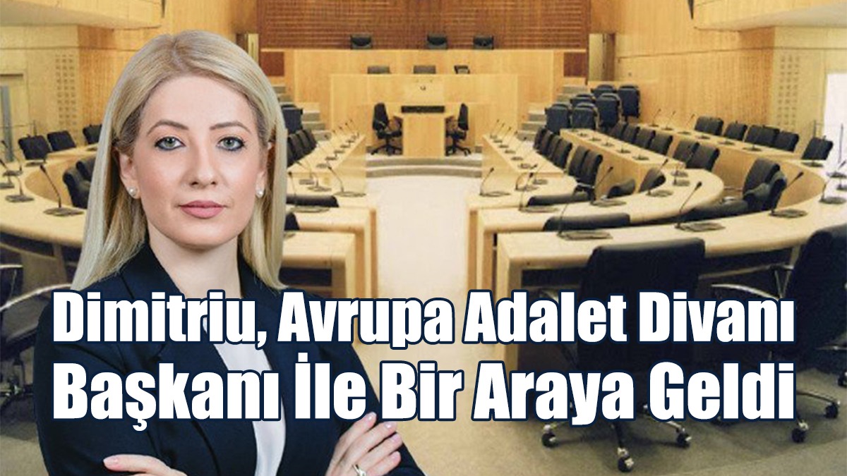 Dimitriu, Avrupa Adalet Divanı Başkanı İle Bir Araya Geldi