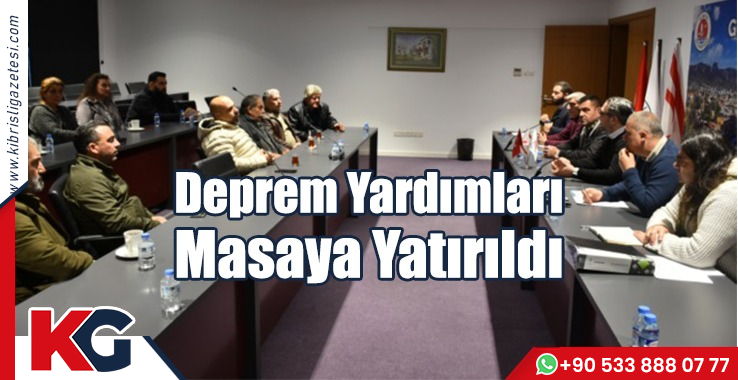 Deprem Yardımları Masaya Yatırıldı