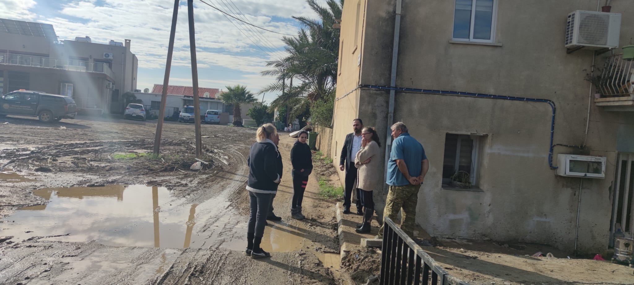 Çavuş, sel felaketinin ardından Dikmen’de hasar tespitinde bulundu