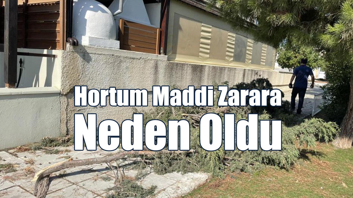 Larnaka’da Meydana Gelen Hortum Maddi Zarara Neden Oldu