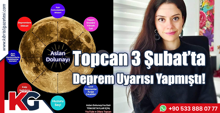 Topcan 3 Şubat’ta Deprem Uyarısı Yapmıştı!