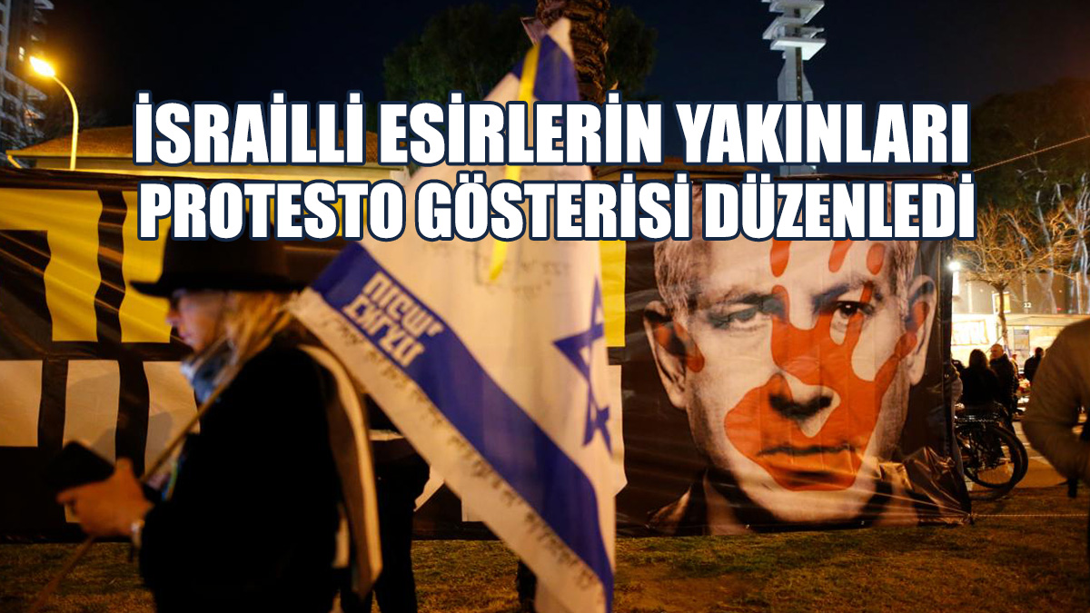 Netanyahu'nun Konutu Önünde Protesto