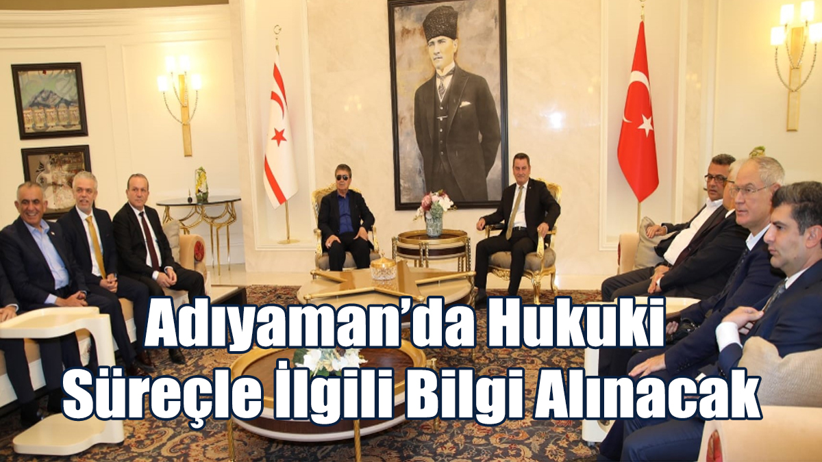 Üstel, Beraberindeki Heyetle Adıyaman’a Gitti