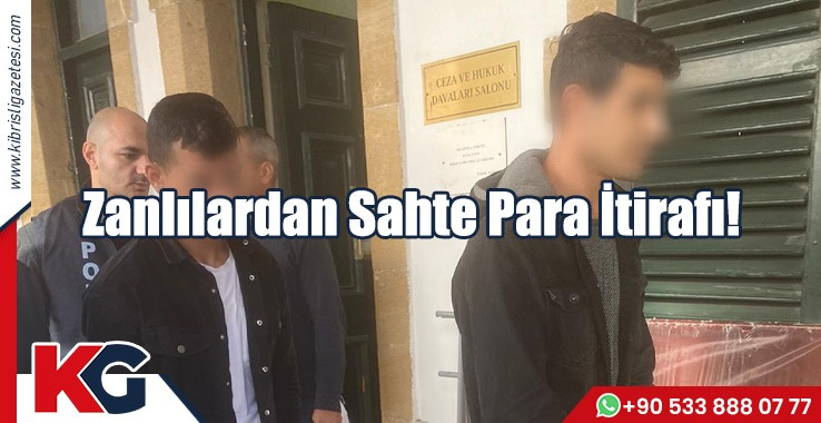 Zanlılardan Sahte Para İtirafı!