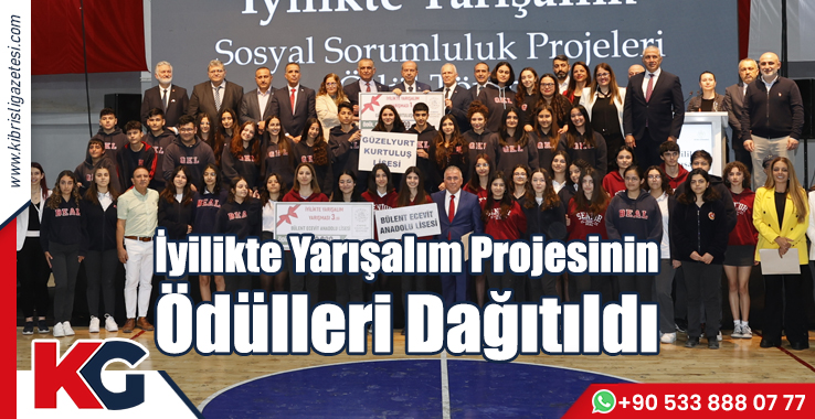 İyilikte Yarışalım Projesinin Ödülleri Dağıtıldı