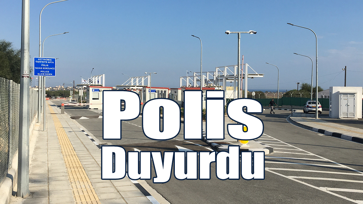 Derinya Kapısı Rum Motosikletlilerin Eylemi Nedeniyle Geçişlere Kapatılacak