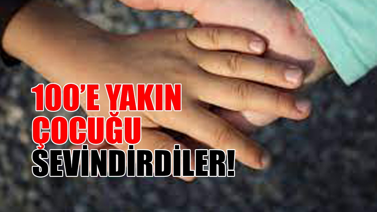 100’e Yakın Çocuğa Bayramlık Verildi