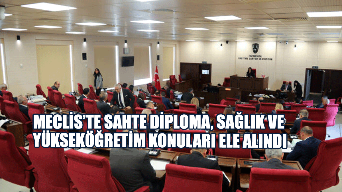Sahte Diploma, Sağlık Ve Yükseköğretim Konuları Ele Alındı