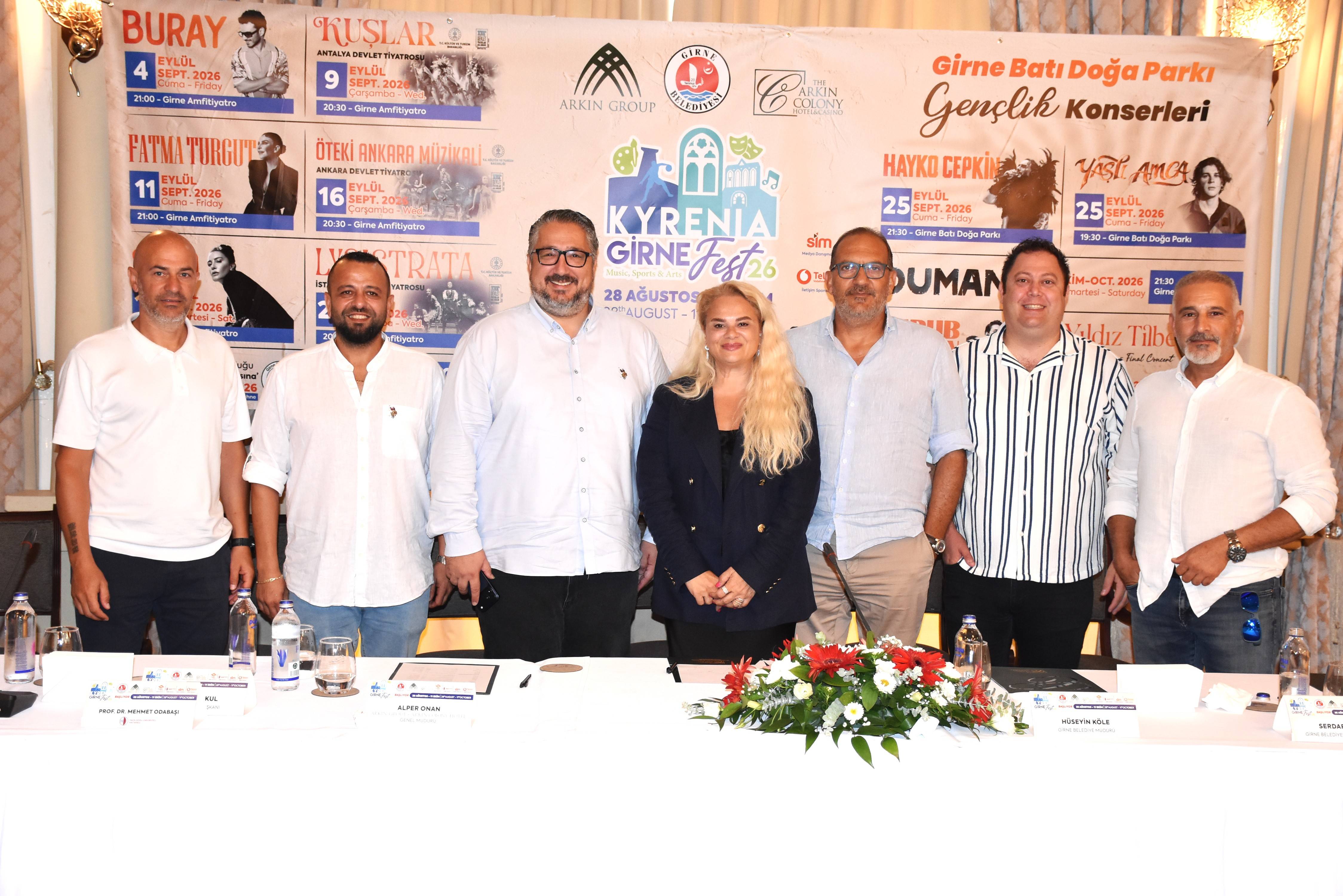 Girne Arkın Group Fest26 başlıyor